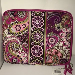 Vera Bradley laptop sleeve, very berry paisley